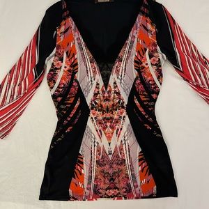 Roberto Cavalli size 42 stretchy top
